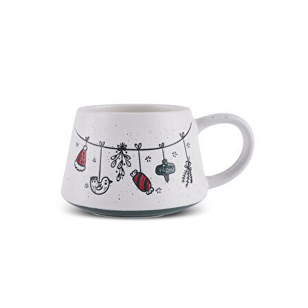 Karaca New Year Yılbaşı Symbol 2 Kişilik Kupa Seti 380 ml 