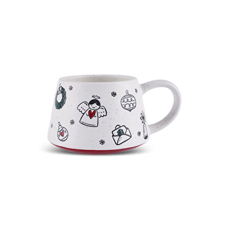 Karaca New Year Yılbaşı Symbol 2 Kişilik Kupa Seti 380 ml 