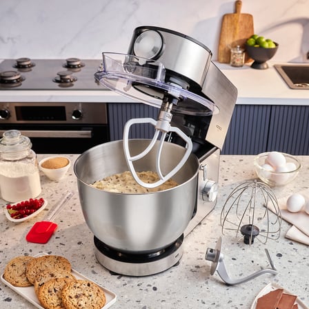 Karaca Multichef Ultra Inox Kıyma Çekme/Sucuk-Sosis/İçli Köfte Aparatlı Hamur Yoğurma Makinesi  2000W 8L