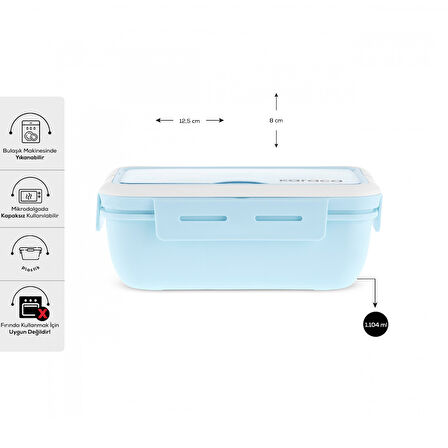 Karaca Ferby Sızdırmaz Termos ve Fusca Lunch Box Mavi