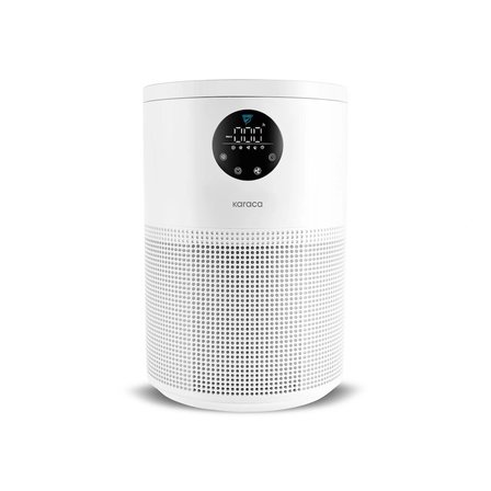 Karaca Oksijen Plus S1 Compact Hava Temizleyici HEPA Filtreli (True HEPA / H13) ve Akıllı Lazer Sensörlü Matte White