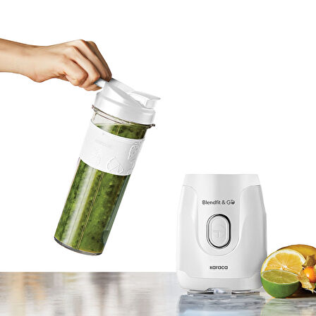 Karaca Blendfit Go Personal Kişisel Smoothie Blender Matte White