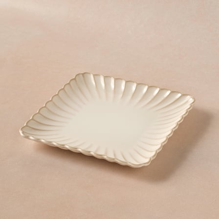 Karaca Daisy Kare Pasta Tabağı 20,5 cm