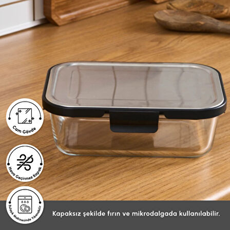 Karaca Vera Metal Kapaklı 5'li Saklama Kabı