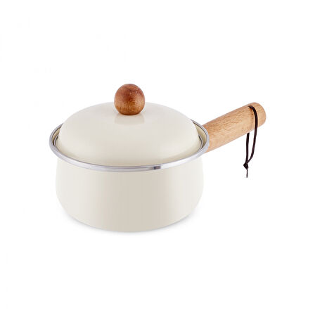 Karaca Elvin Emaye Kapaklı Sosluk Krem