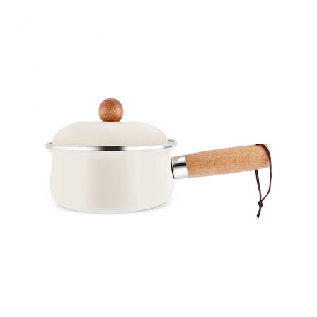 Karaca Elvin Emaye Kapaklı Sosluk Krem