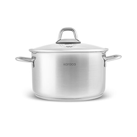 Karaca Vapor İndüksiyon Tabanlı 15 Parça Çaydanlık ve Cezveli Çelik Tencere Seti