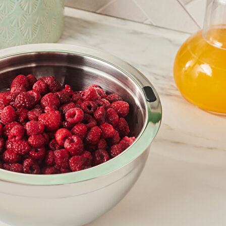 Karaca Mutfaksever Ice Hot Bowl Çift Cidarlı ve Su Hazneli Çelik Servis Kasesi 20 cm