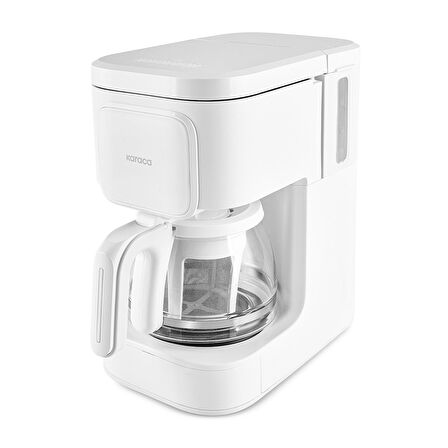 Karaca Just Coffee Aroma 2 In 1 Filtre Kahve ve Çay Demleme Makinesi Matte White