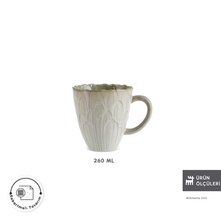 Karaca Magnolia Kupa 260 ml