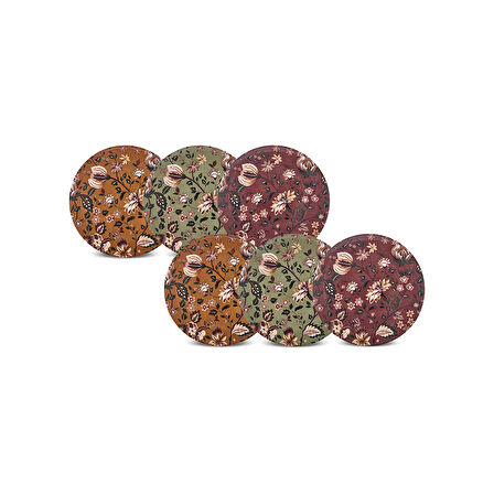 Karaca Lorien 6 Parça Porselen Pasta Seti 19 cm 