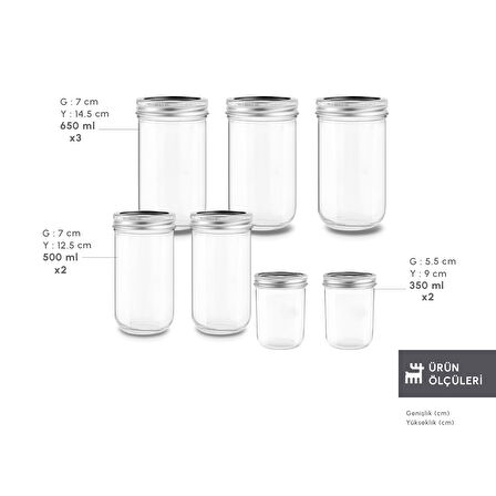 Karaca x Refika Boyunsuz Kavanoz 7'li Set