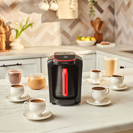 Karaca Hatır Neo-S Sütlü Türk Kahve Makinesi 5 Fincan Kapasiteli Hibiscus