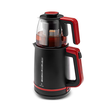 Emsan Maxi Tea XL 2 in 1 Çay Makinesi Ruby