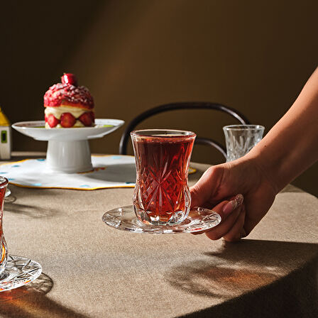 Karaca Rcr Melodia 12 Parça 6 Kişilik Cam Çay Seti