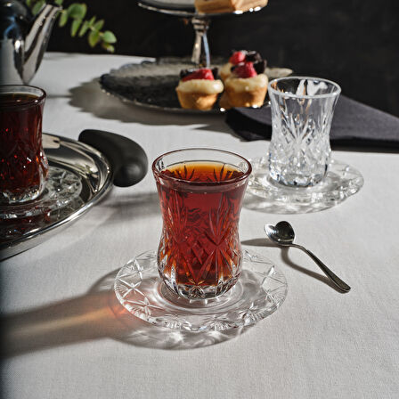 Karaca Rcr Melodia 12 Parça 6 Kişilik Cam Çay Seti