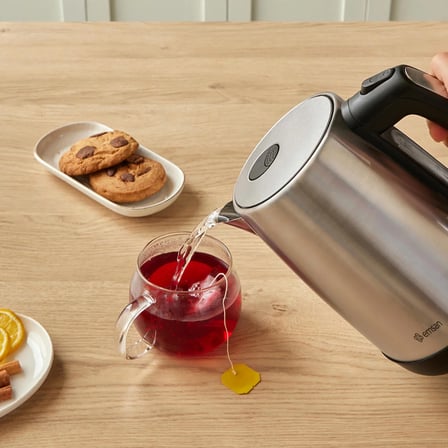  Emsan 2203 Su Isıtıcı Paslanmaz Çelik Kettle Inox 2,2 Litre