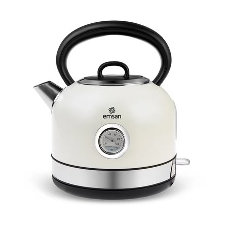 Emsan Retro Su Isıtıcısı 2202 Retro Cream 1,7L  2200W