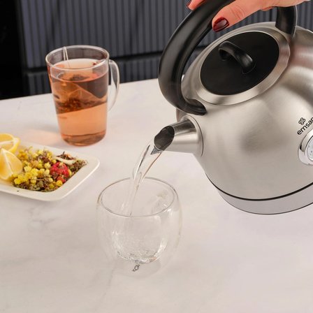 Emsan Retro Su Isıtıcısı 2202 Inox 1,7L 2200W