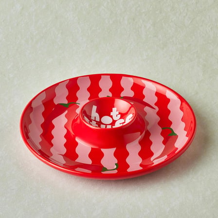 Karaca Hot Stuff Acı Biber Desenli Sunumluk Kırmızı 24 cm
