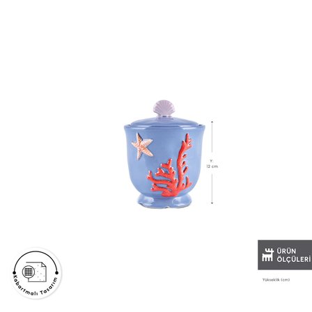 Karaca Atlantis Şekerlik 12 cm