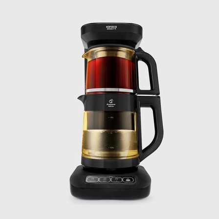 Karaca Çaysever Robotea Pro Connect 4 in 1 Konuşan Cam Çay Makinesi Agate