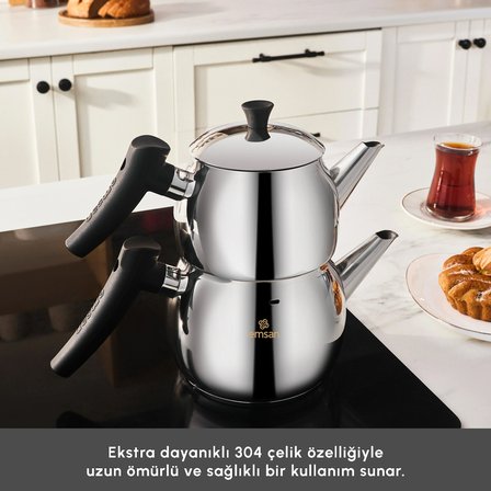 Emsan Alim Mini Çaydanlık Takımı 0,65L & 1,1L