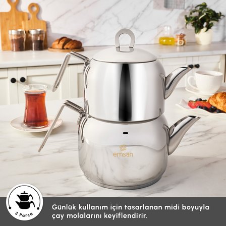 Emsan Urban Çaydanlık Takımı Mini