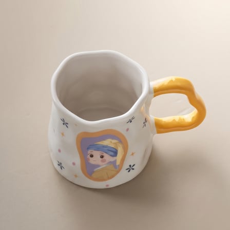 Karaca Canvas Sarı Kupa 380 ml