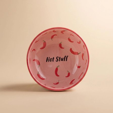 Karaca Spice It Up Acı Biber Desenli Yuvarlak Çerezlik 10 cm Pembe