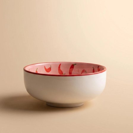 Karaca Spice It Up Acı Biber Desenli Yuvarlak Çerezlik 10 cm Pembe