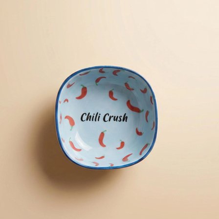 Karaca Chili Crush  Acı Biberli Dikdörtgen Çerezlik 10 cm Mavi