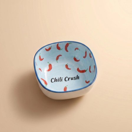 Karaca Chili Crush  Acı Biberli Dikdörtgen Çerezlik 10 cm Mavi