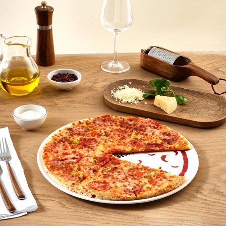 Karaca Hot Stuff Pizza Tabağı Beyaz 30 cm