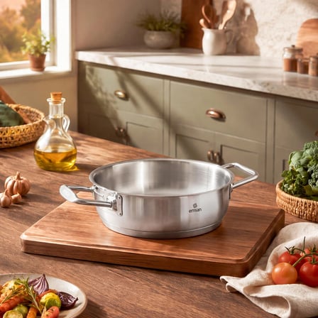 Emsan Grace İndüksiyon Tabanlı Çelik Sahan 18 cm