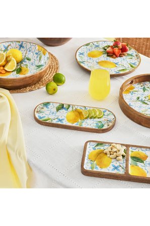 Karaca Home Mango Lemon Servislik 30x11x1,50 cm