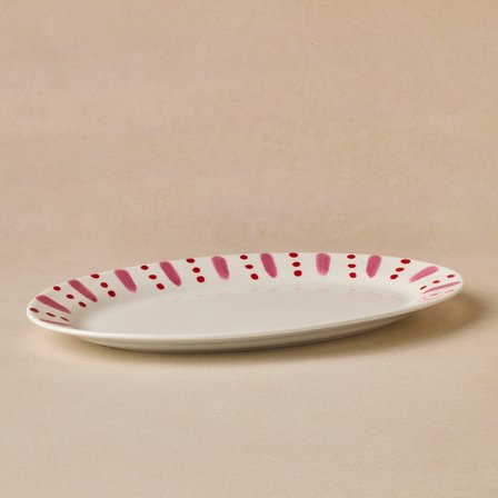Karaca Cherry Time Kayık Tabak 30 cm