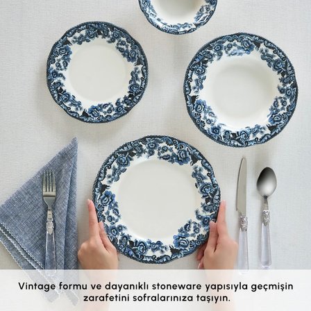 Emsan Melora 24 Parça 6 Kişilik Yemek Takımı