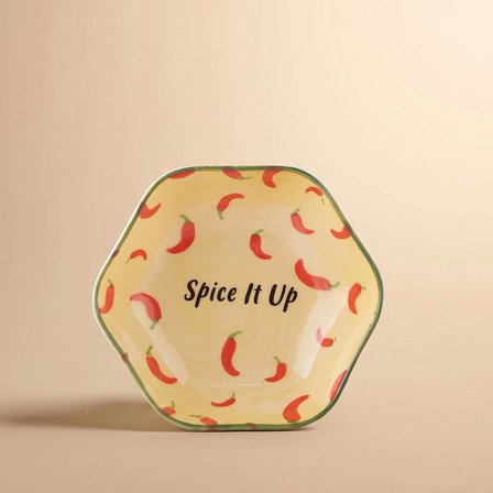 Karaca Spice It Up Acı Biberli Altıgen Çerezlik Sarı 10 cm