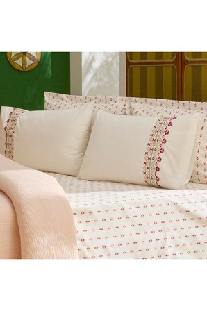 Karaca Home Vion %100 Pamuk Nish Set Çift Kişilik Pike Takımı Multicolour