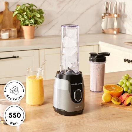 Karaca Blendfit Go Personal Kişisel Smoothie Blender Çift Hazne Antrasit 600ml & 400ml