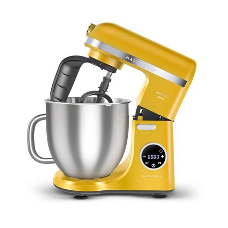 Karaca Mastermaid Chef Ultra D2000W Dijital Ekranlı Hamur Yoğurma Makinesi Pineapple Yellow 7L