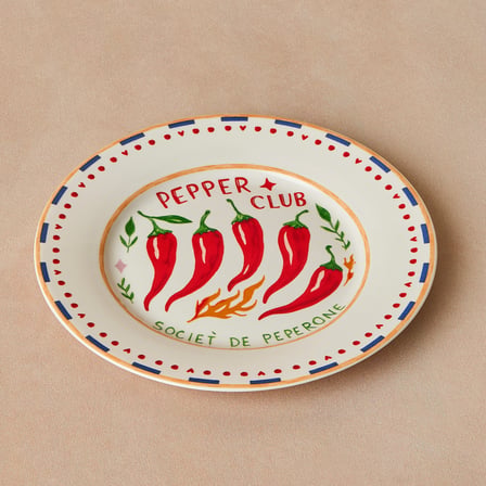 Karaca Pepper Club Pasta Tabağı 19 cm Mavi