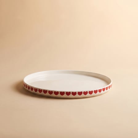 Karaca Sweetheart Servis Tabağı Beyaz 27 cm