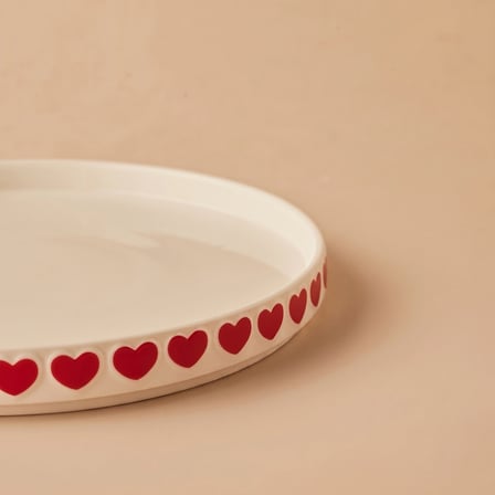 Karaca Sweetheart Pasta Tabağı Beyaz 21,5 cm