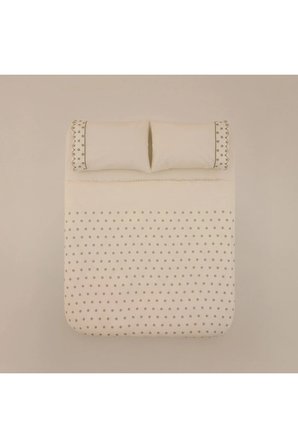 Karaca Home Carezza Brodeli Muslin Çift Kişilik Pike Takımı Yeşil