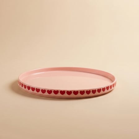 Karaca Sweetheart Servis Tabağı Pembe 27 cm