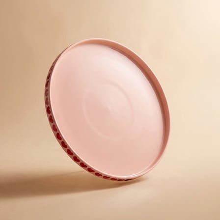 Karaca Sweetheart Servis Tabağı Pembe 27 cm