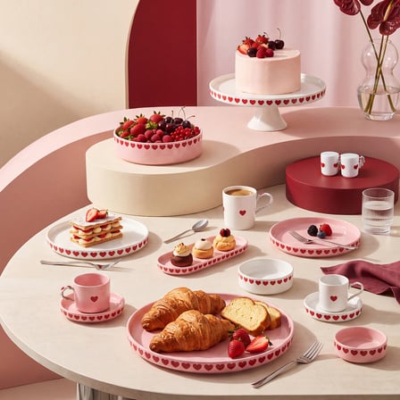 Karaca Sweetheart Kek Standı  Pembe 27 cm