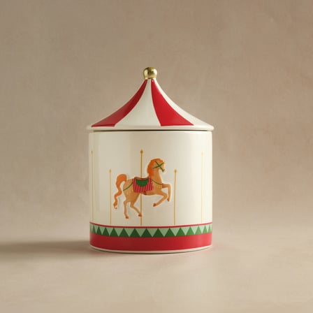 Karaca New Year Yılbaşı Carousel Saklama Kabı 22 cm
